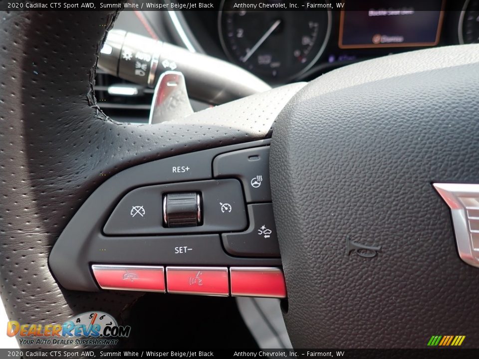 2020 Cadillac CT5 Sport AWD Steering Wheel Photo #17