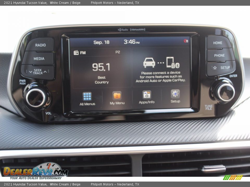 2021 Hyundai Tucson Value White Cream / Beige Photo #16