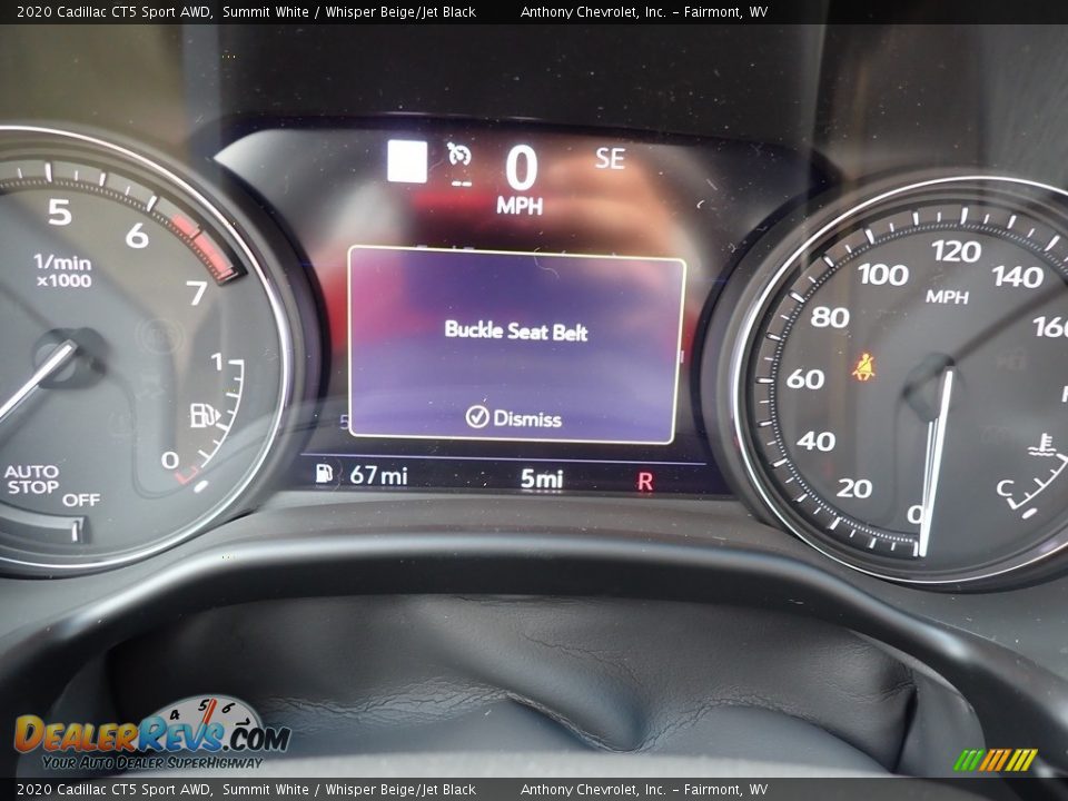2020 Cadillac CT5 Sport AWD Gauges Photo #19