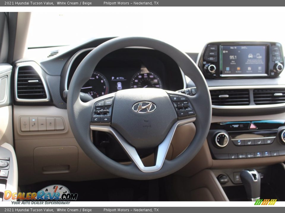 2021 Hyundai Tucson Value White Cream / Beige Photo #23