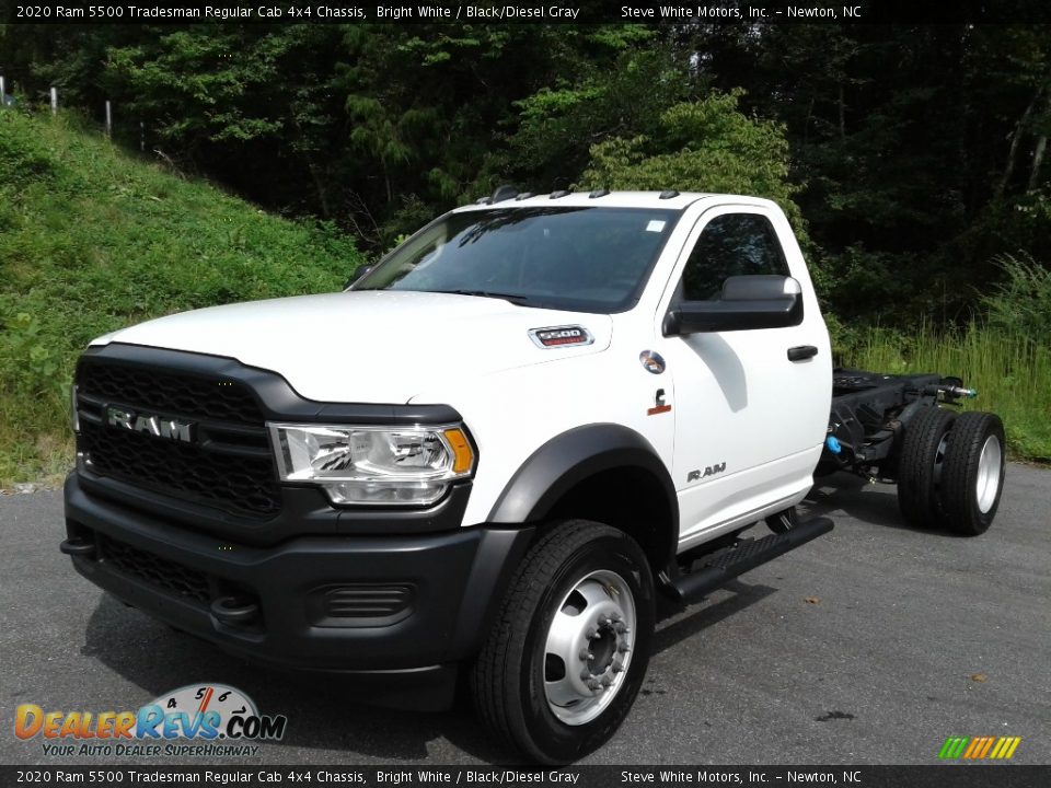 2020 Ram 5500 Tradesman Regular Cab 4x4 Chassis Bright White / Black/Diesel Gray Photo #2