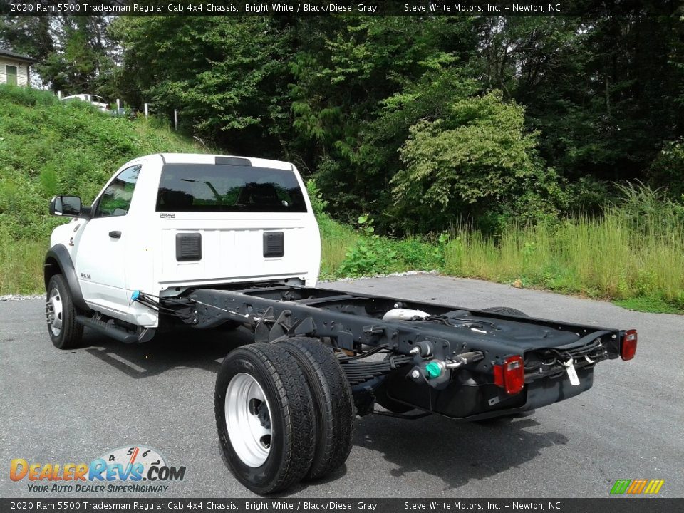 2020 Ram 5500 Tradesman Regular Cab 4x4 Chassis Bright White / Black/Diesel Gray Photo #8