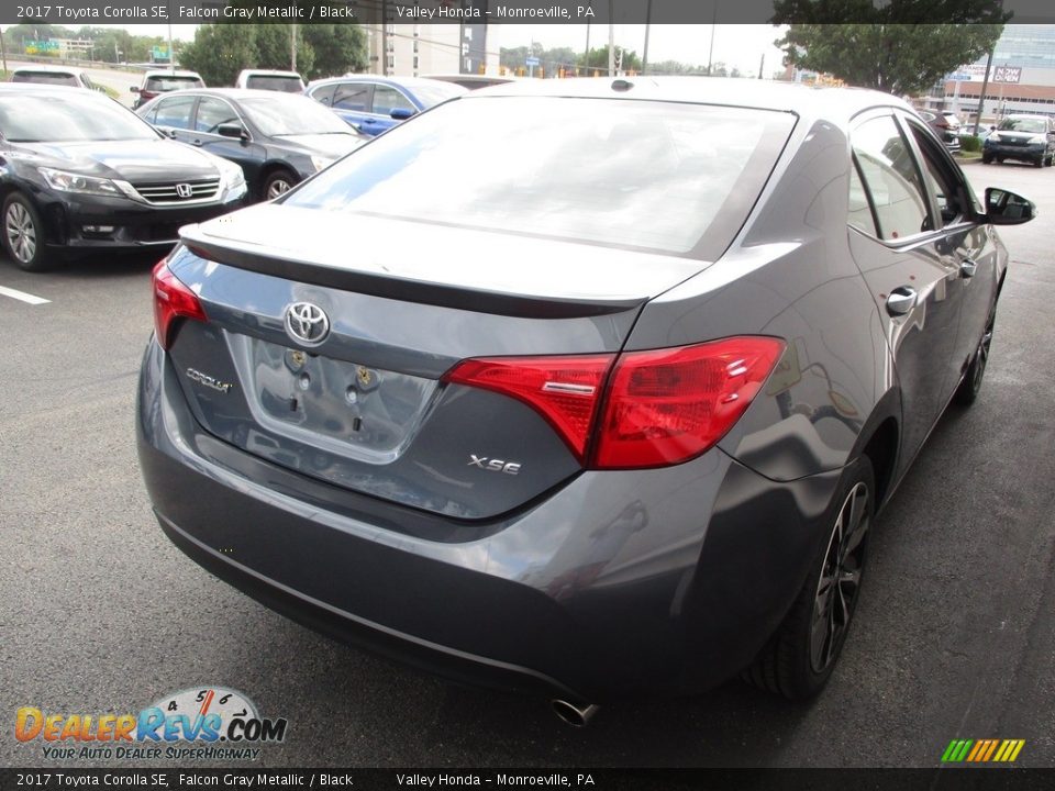 2017 Toyota Corolla SE Falcon Gray Metallic / Black Photo #5