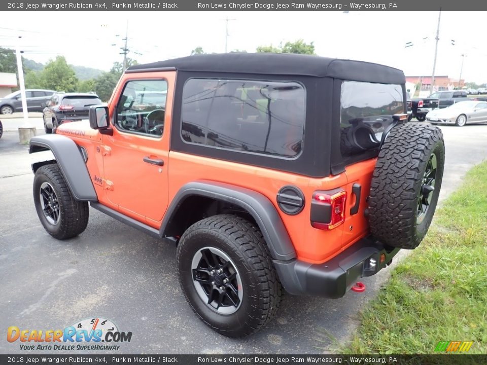 2018 Jeep Wrangler Rubicon 4x4 Punk'n Metallic / Black Photo #4