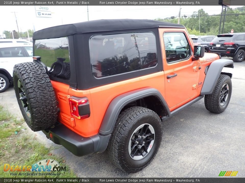 2018 Jeep Wrangler Rubicon 4x4 Punk'n Metallic / Black Photo #5
