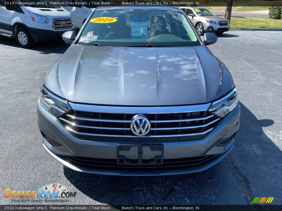 2019 Volkswagen Jetta S Platinum Gray Metallic / Titan Black Photo #3