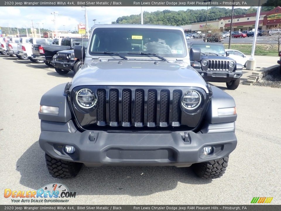 2020 Jeep Wrangler Unlimited Willys 4x4 Billet Silver Metallic / Black Photo #2