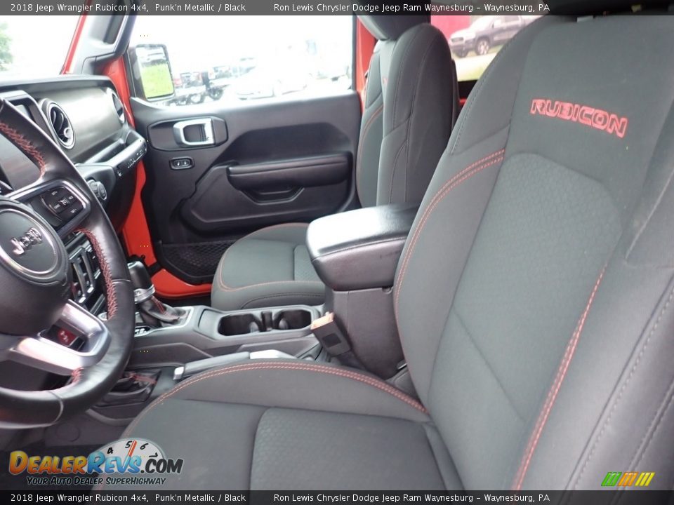 2018 Jeep Wrangler Rubicon 4x4 Punk'n Metallic / Black Photo #13