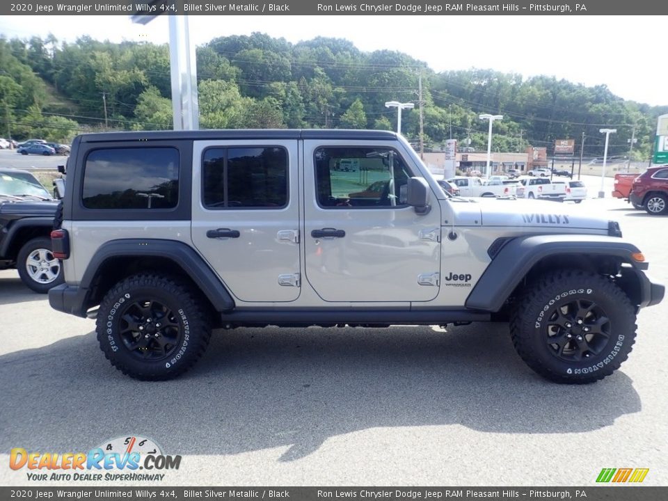 2020 Jeep Wrangler Unlimited Willys 4x4 Billet Silver Metallic / Black Photo #4