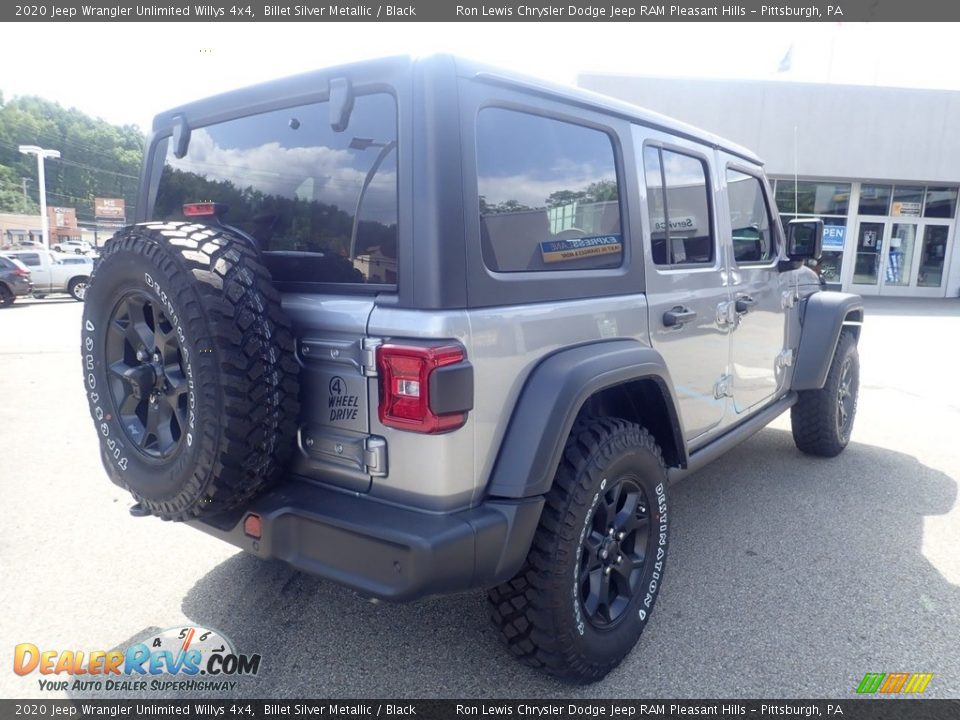 2020 Jeep Wrangler Unlimited Willys 4x4 Billet Silver Metallic / Black Photo #5