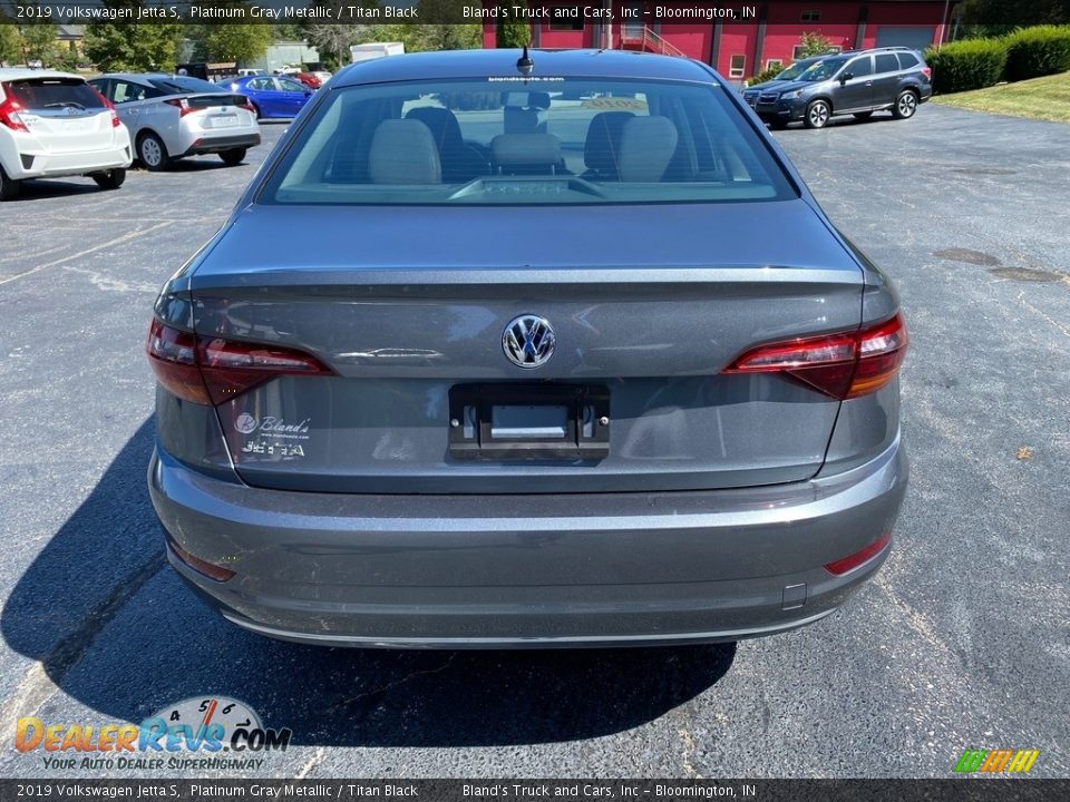 2019 Volkswagen Jetta S Platinum Gray Metallic / Titan Black Photo #7