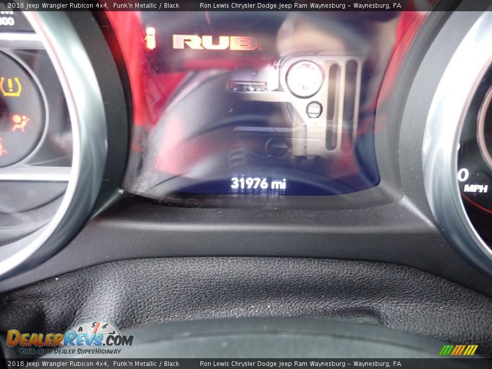 2018 Jeep Wrangler Rubicon 4x4 Punk'n Metallic / Black Photo #16