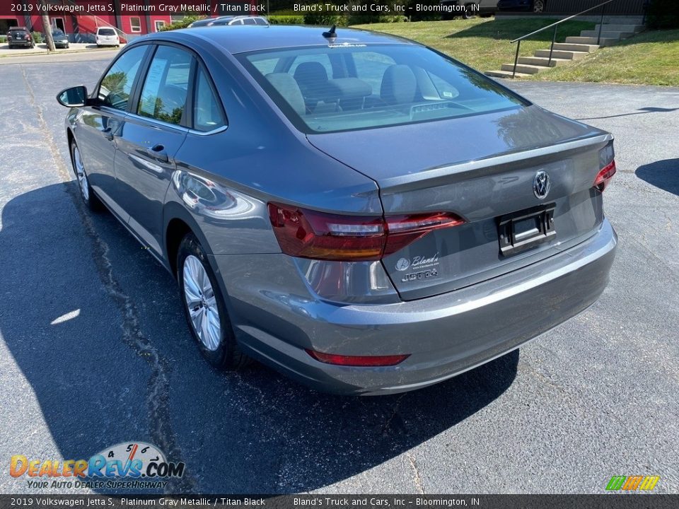 2019 Volkswagen Jetta S Platinum Gray Metallic / Titan Black Photo #8