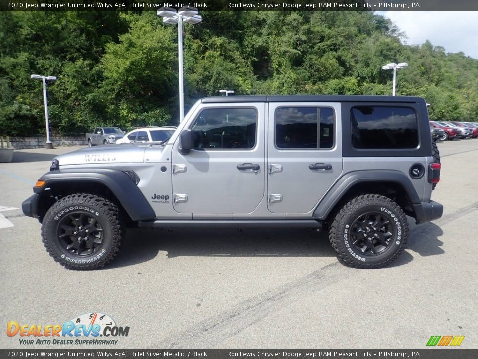 2020 Jeep Wrangler Unlimited Willys 4x4 Billet Silver Metallic / Black Photo #7