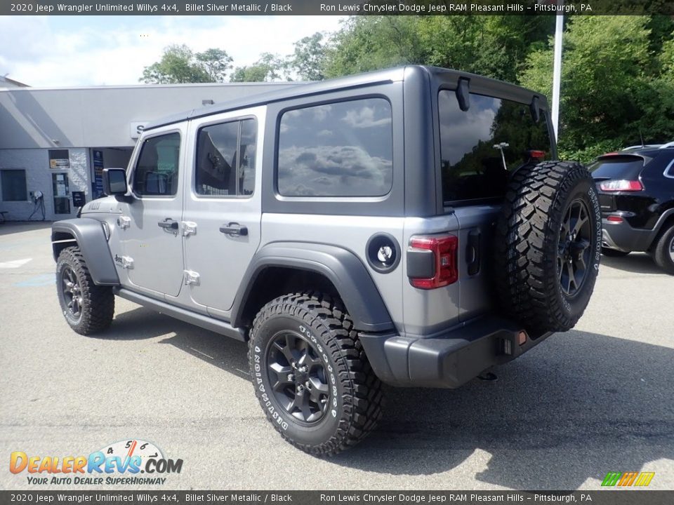 2020 Jeep Wrangler Unlimited Willys 4x4 Billet Silver Metallic / Black Photo #8
