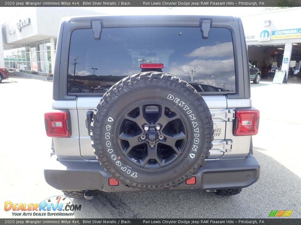 2020 Jeep Wrangler Unlimited Willys 4x4 Billet Silver Metallic / Black Photo #10