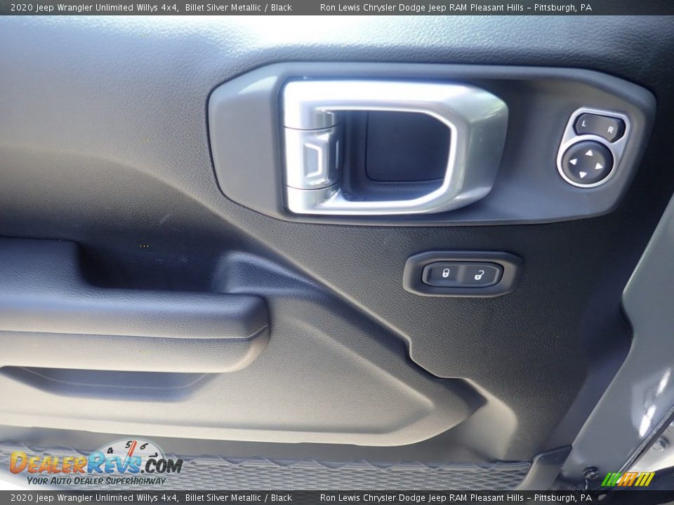 2020 Jeep Wrangler Unlimited Willys 4x4 Billet Silver Metallic / Black Photo #12