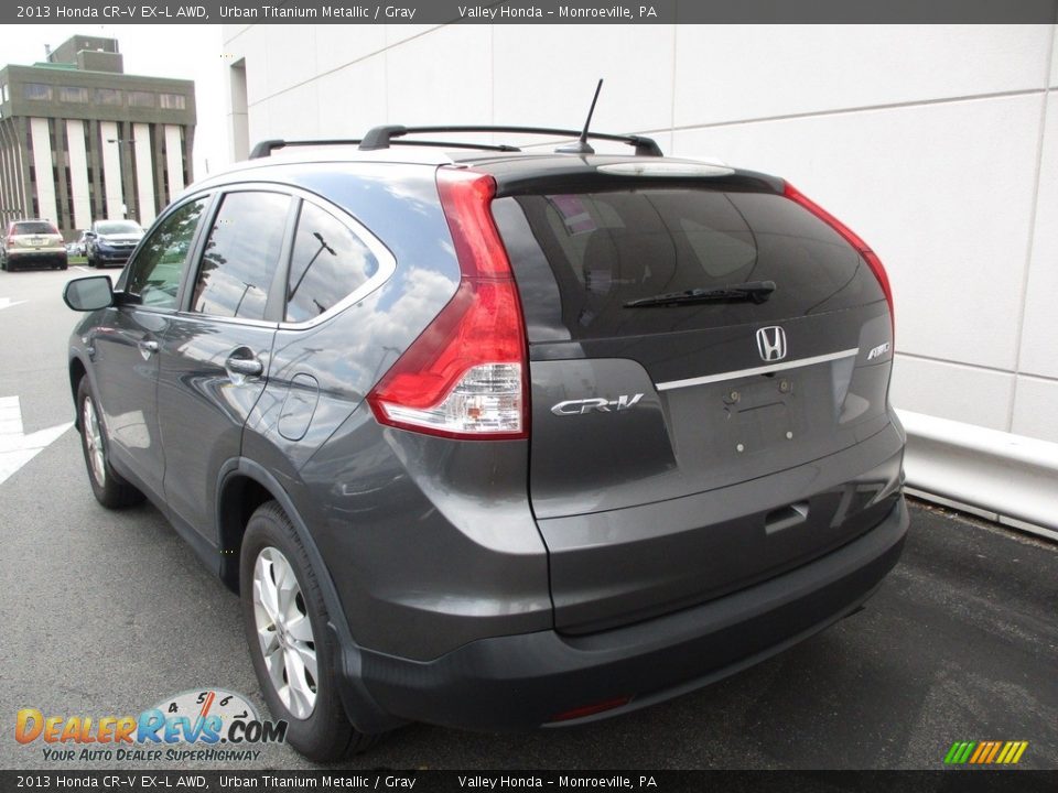 2013 Honda CR-V EX-L AWD Urban Titanium Metallic / Gray Photo #3