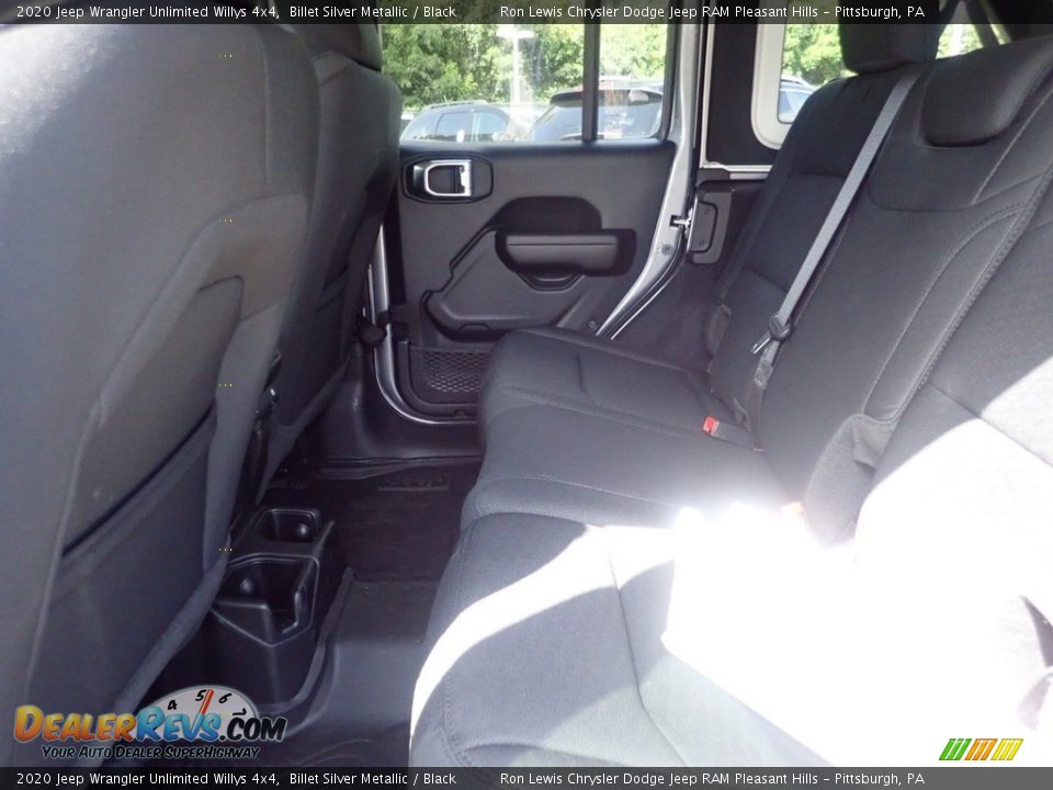 2020 Jeep Wrangler Unlimited Willys 4x4 Billet Silver Metallic / Black Photo #14