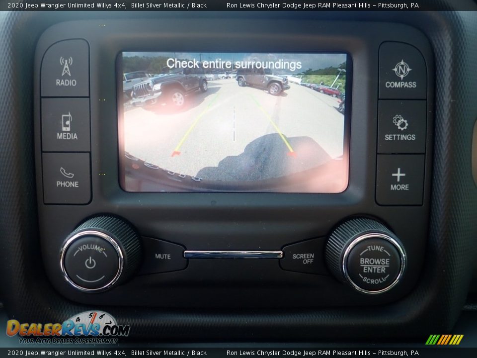 2020 Jeep Wrangler Unlimited Willys 4x4 Billet Silver Metallic / Black Photo #16