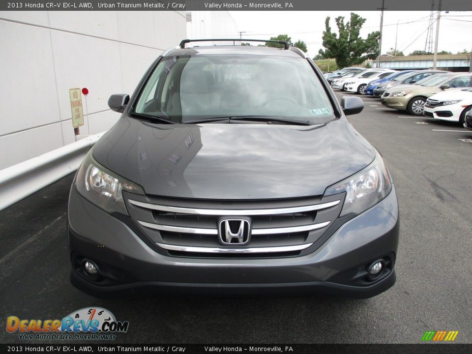 2013 Honda CR-V EX-L AWD Urban Titanium Metallic / Gray Photo #8