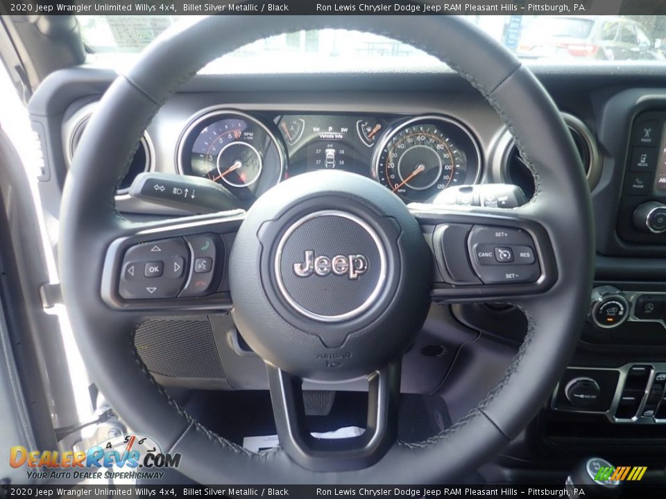 2020 Jeep Wrangler Unlimited Willys 4x4 Steering Wheel Photo #19