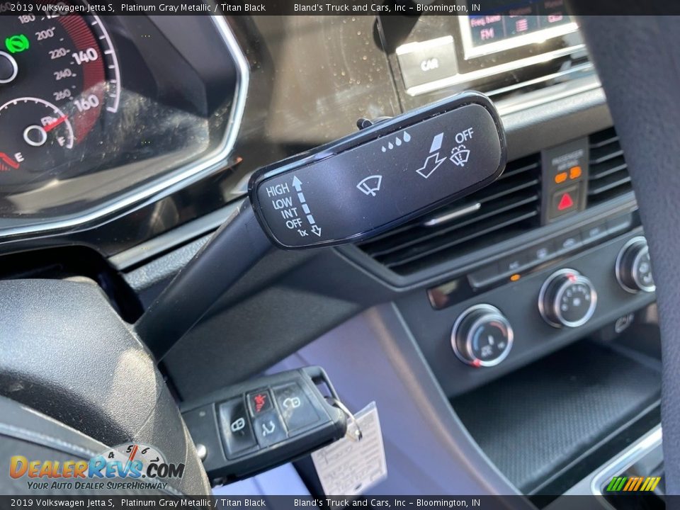 2019 Volkswagen Jetta S Platinum Gray Metallic / Titan Black Photo #20