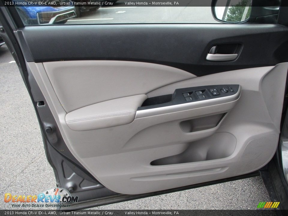 2013 Honda CR-V EX-L AWD Urban Titanium Metallic / Gray Photo #10
