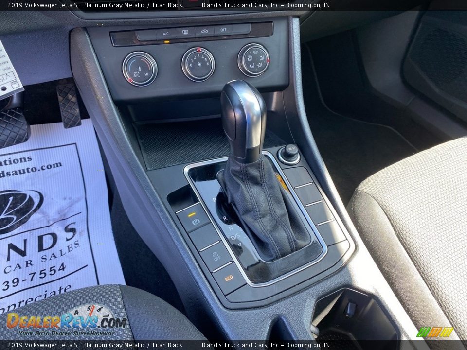 2019 Volkswagen Jetta S Platinum Gray Metallic / Titan Black Photo #28