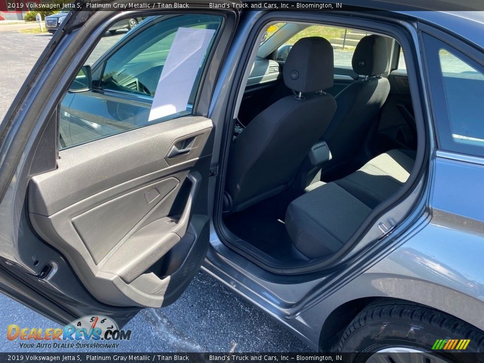 2019 Volkswagen Jetta S Platinum Gray Metallic / Titan Black Photo #31