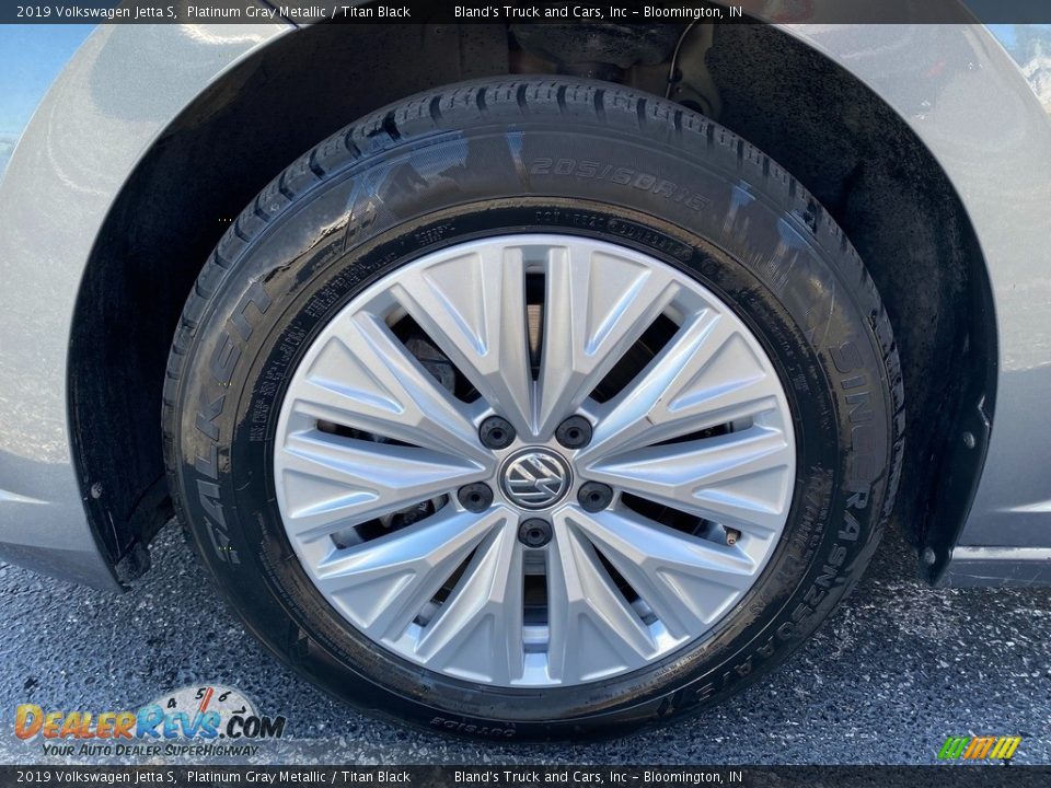 2019 Volkswagen Jetta S Platinum Gray Metallic / Titan Black Photo #34