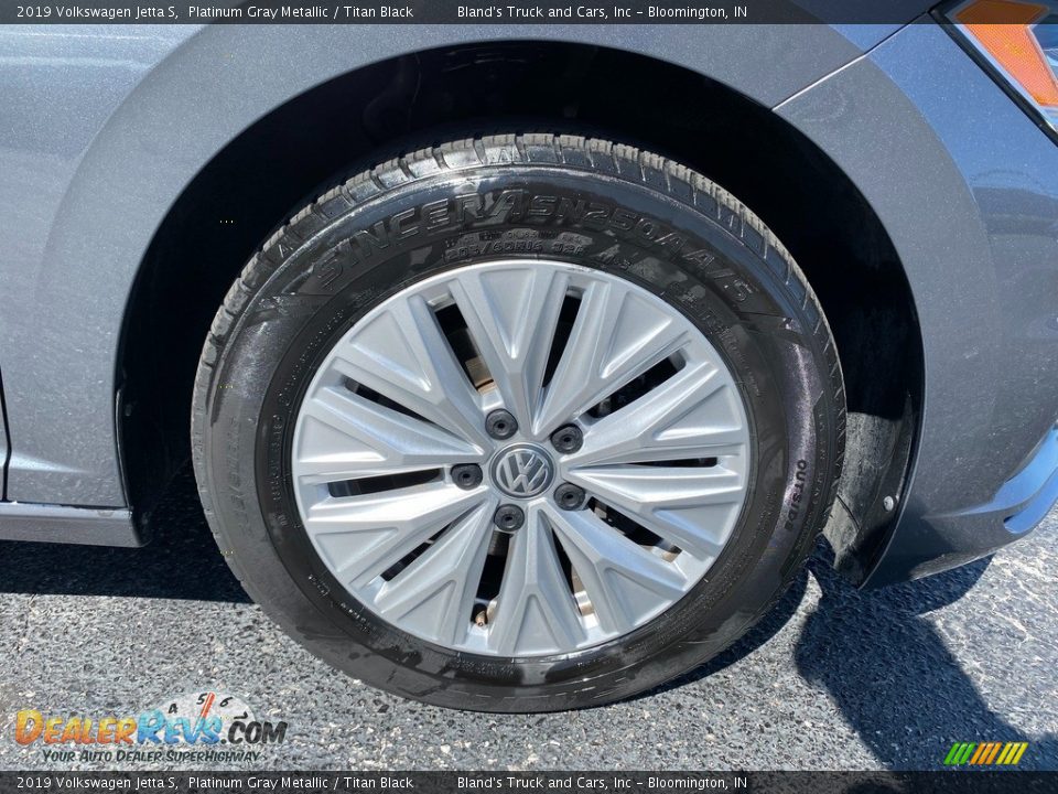 2019 Volkswagen Jetta S Platinum Gray Metallic / Titan Black Photo #35