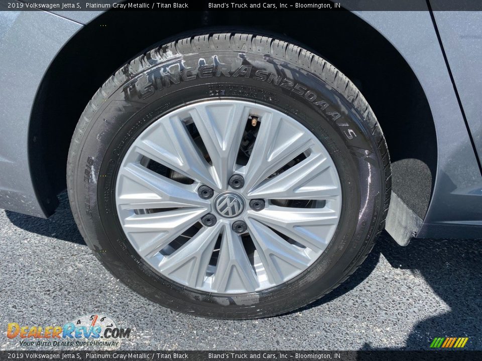 2019 Volkswagen Jetta S Platinum Gray Metallic / Titan Black Photo #36