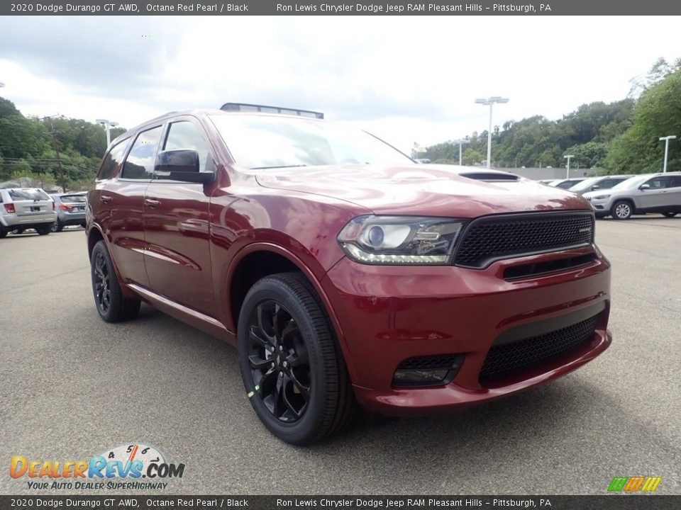2020 Dodge Durango GT AWD Octane Red Pearl / Black Photo #3