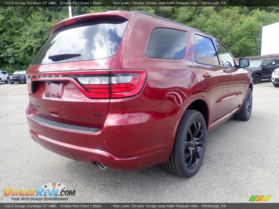 2020 Dodge Durango GT AWD Octane Red Pearl / Black Photo #5