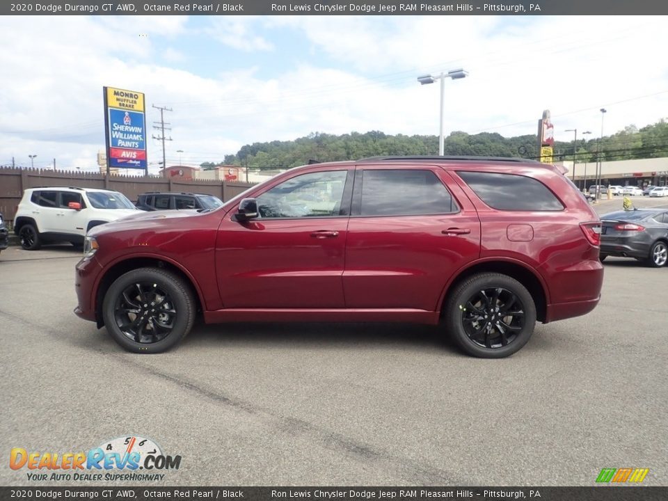 2020 Dodge Durango GT AWD Octane Red Pearl / Black Photo #7