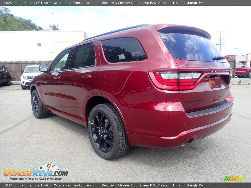 2020 Dodge Durango GT AWD Octane Red Pearl / Black Photo #8