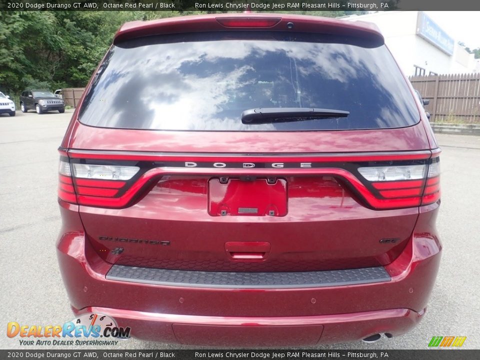 2020 Dodge Durango GT AWD Octane Red Pearl / Black Photo #10