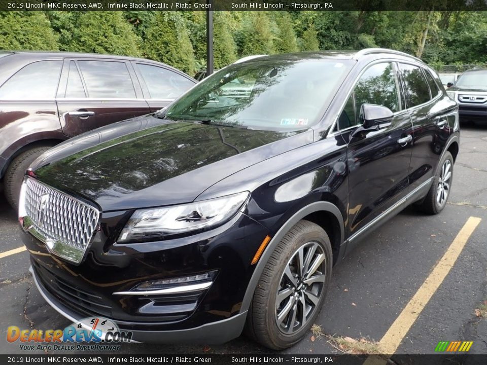 2019 Lincoln MKC Reserve AWD Infinite Black Metallic / Rialto Green Photo #1