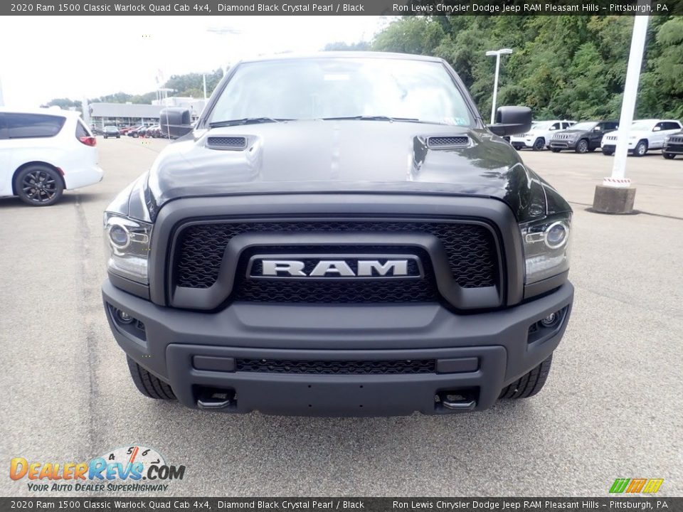 2020 Ram 1500 Classic Warlock Quad Cab 4x4 Diamond Black Crystal Pearl / Black Photo #2
