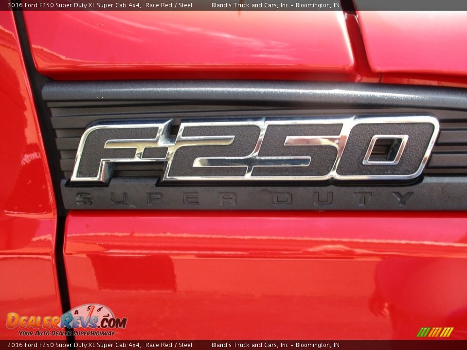 2016 Ford F250 Super Duty XL Super Cab 4x4 Race Red / Steel Photo #28