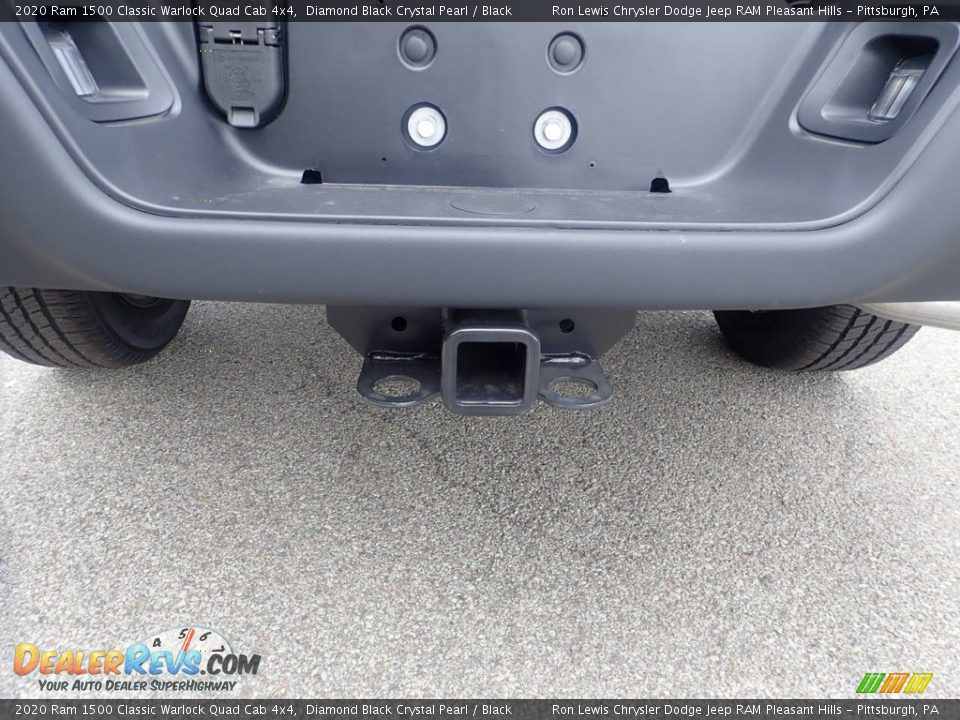 2020 Ram 1500 Classic Warlock Quad Cab 4x4 Diamond Black Crystal Pearl / Black Photo #9