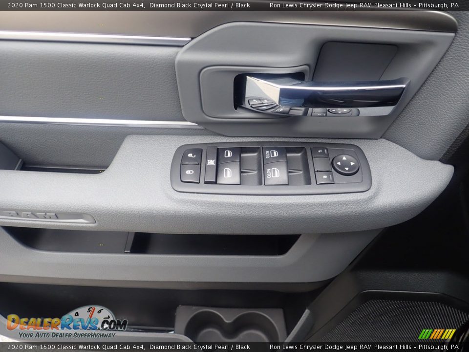 2020 Ram 1500 Classic Warlock Quad Cab 4x4 Diamond Black Crystal Pearl / Black Photo #11
