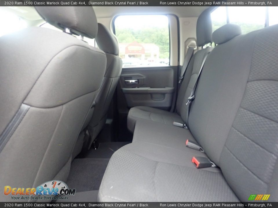 2020 Ram 1500 Classic Warlock Quad Cab 4x4 Diamond Black Crystal Pearl / Black Photo #13