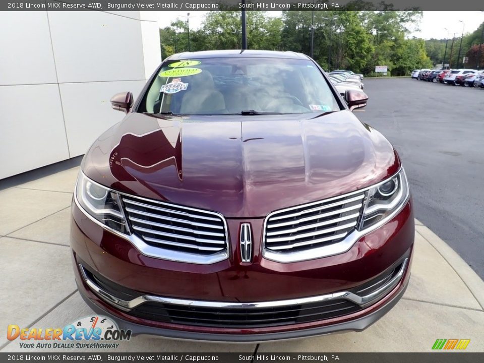 2018 Lincoln MKX Reserve AWD Burgundy Velvet Metallic / Cappuccino Photo #9