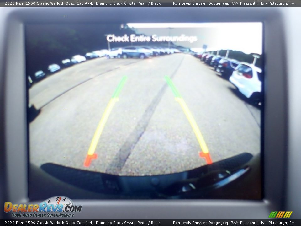 2020 Ram 1500 Classic Warlock Quad Cab 4x4 Diamond Black Crystal Pearl / Black Photo #16