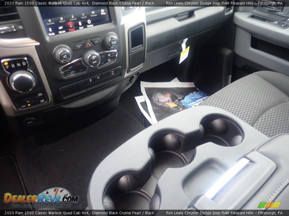 2020 Ram 1500 Classic Warlock Quad Cab 4x4 Diamond Black Crystal Pearl / Black Photo #18