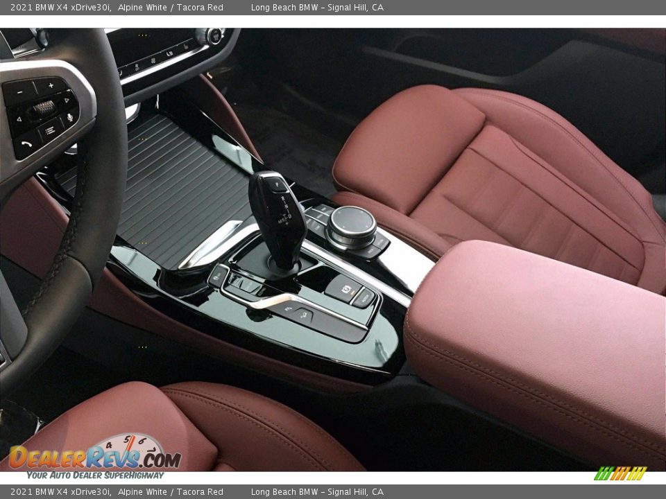 2021 BMW X4 xDrive30i Alpine White / Tacora Red Photo #8
