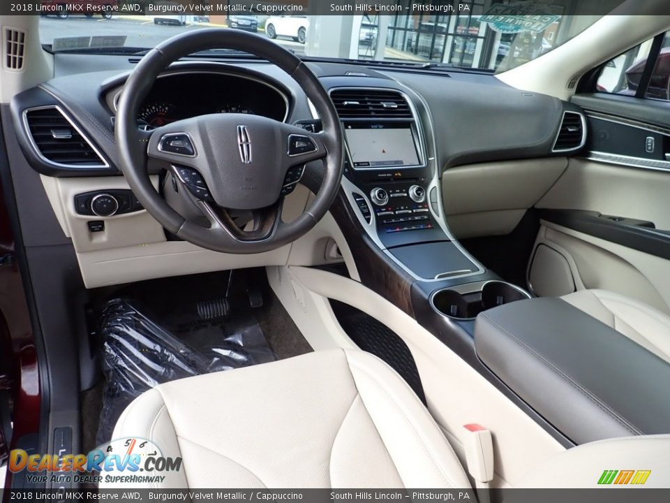 2018 Lincoln MKX Reserve AWD Burgundy Velvet Metallic / Cappuccino Photo #17