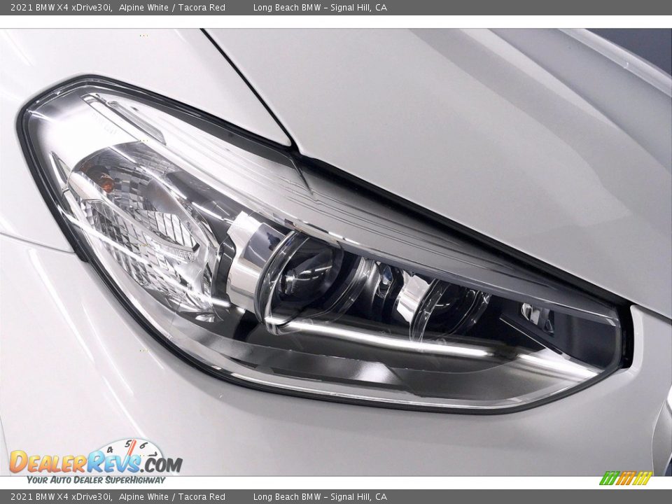 2021 BMW X4 xDrive30i Alpine White / Tacora Red Photo #14